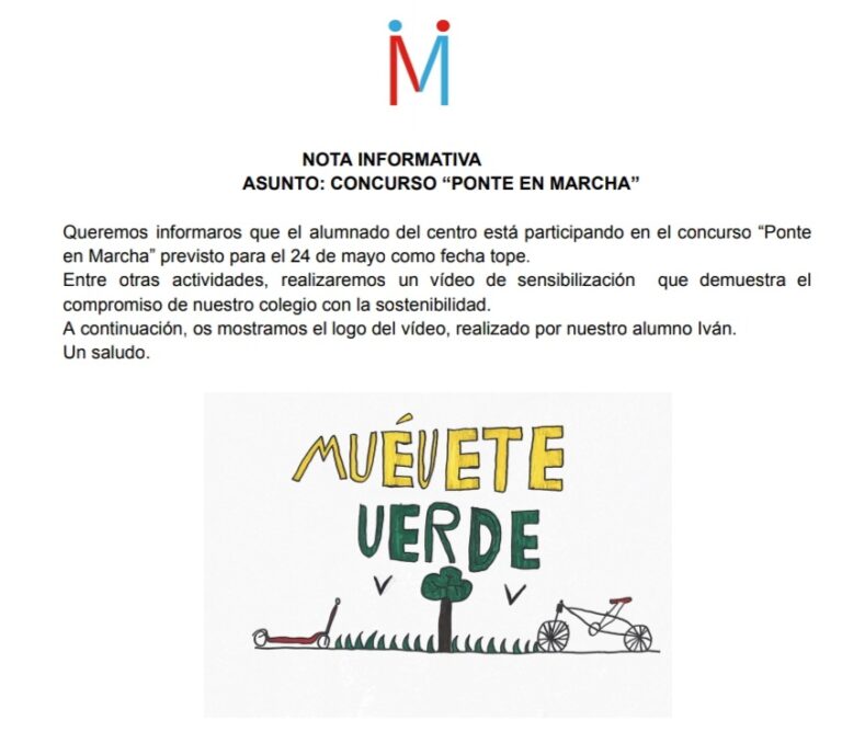 Ponte en marcha concurso