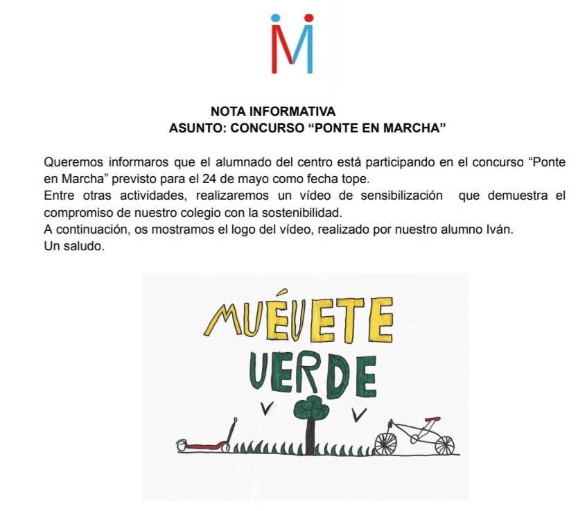 Ponte en marcha concurso